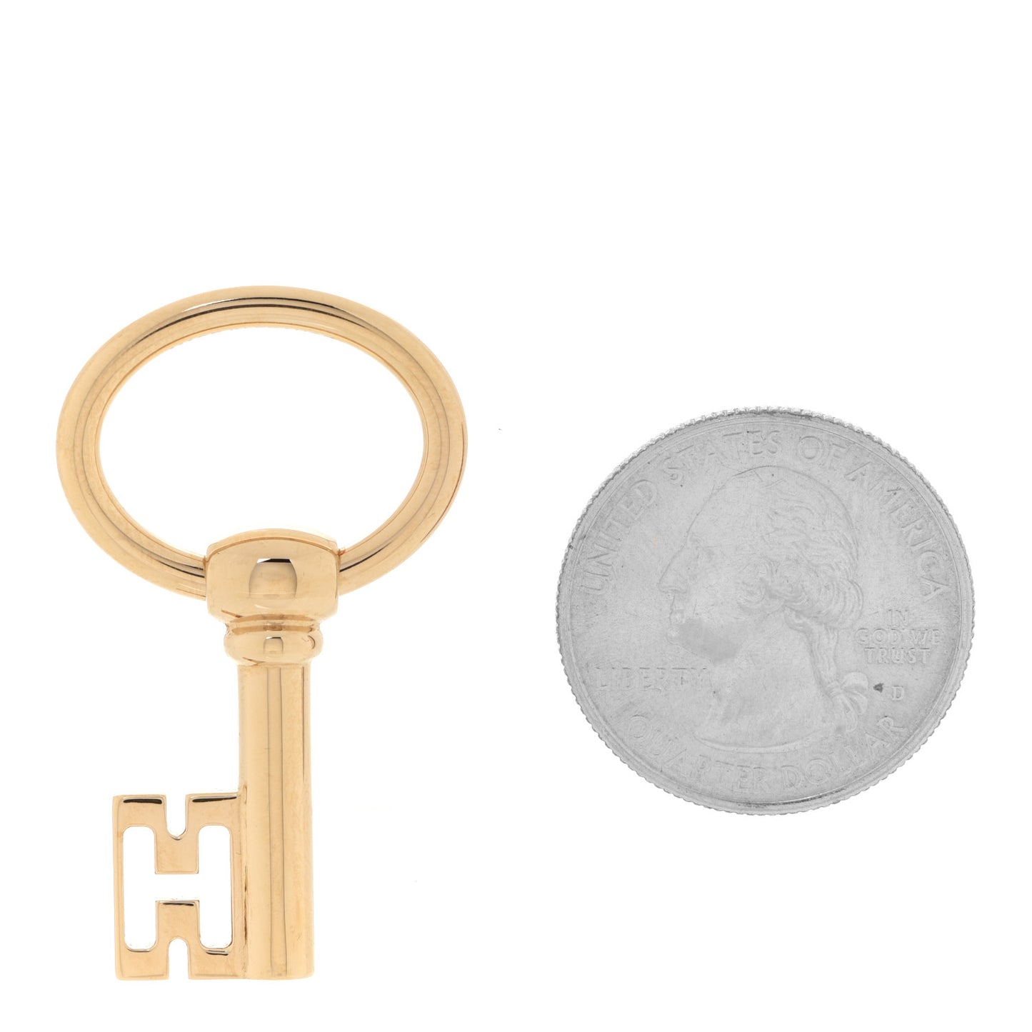 Permabrass Curiosite Cle H Charm