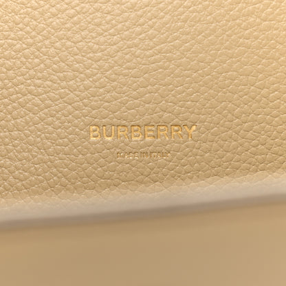 Burberry Grainy Calfskin Small Title Bag Light Beige 6 of 9