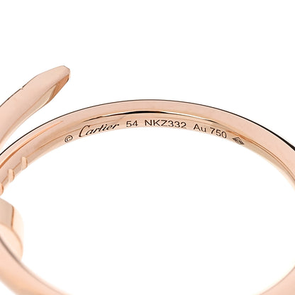 Cartier 18K Pink Gold Small Juste Un Clou Ring 54 7 5 of 6