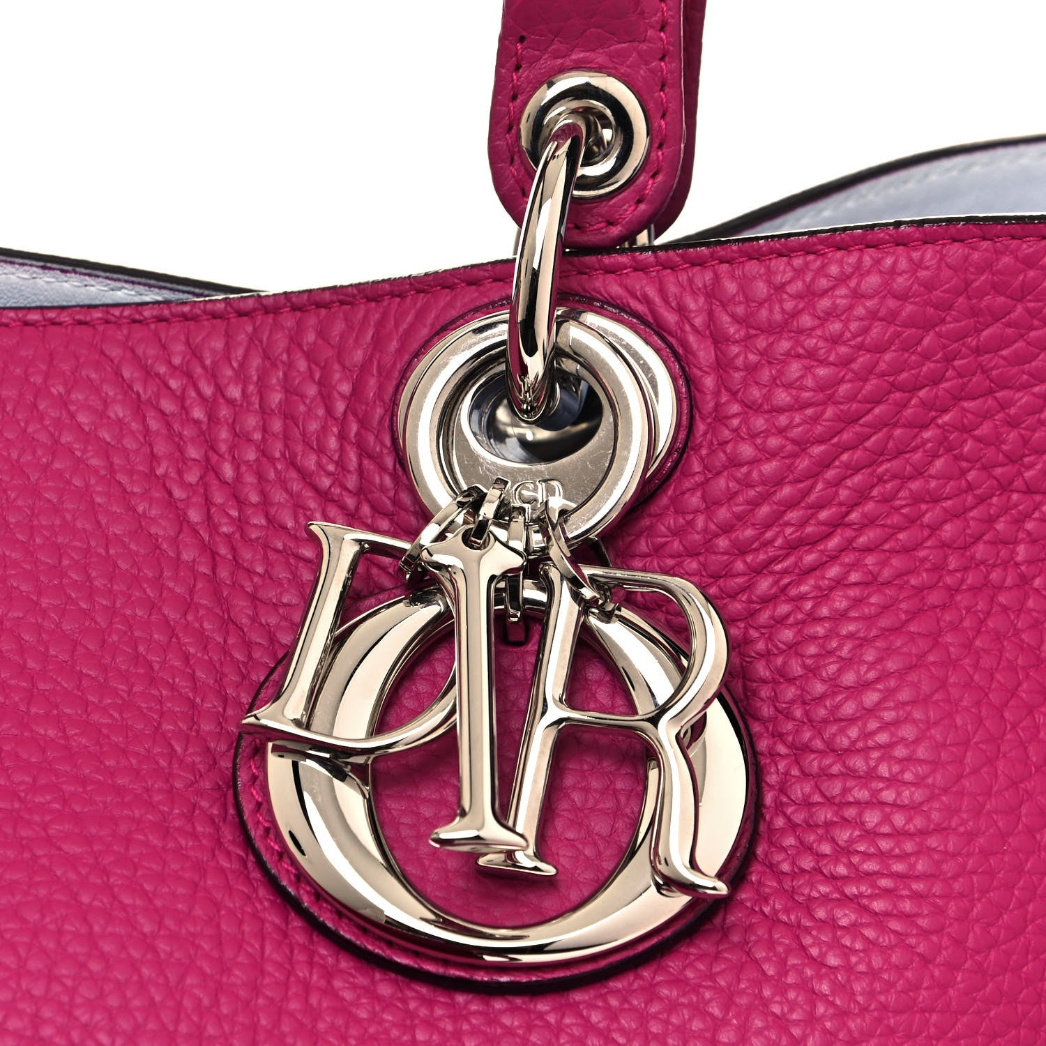 Christian Dior Bullcalf Large Diorissimo Bag Toxic Purple 8 of 12
