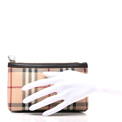 Burberry Haymarket Check Pouch Chocolate 2 of 8