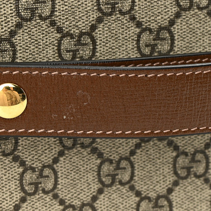 Gucci GG Supreme Monogram Horsebit 1955 Shoulder Bag Beige Brown Sugar 18 of 18
