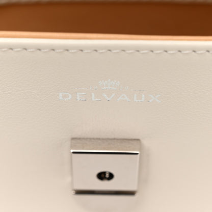 Delvaux Calfskin MM Tempete Satchel Ivory 6 of 10