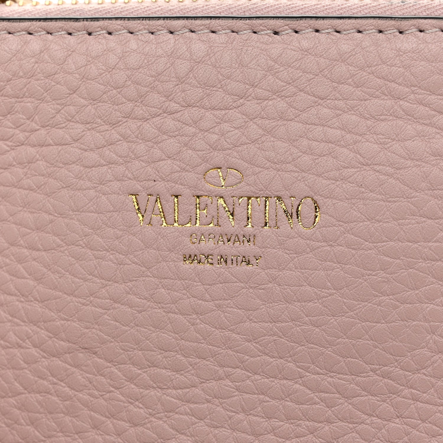 Valentino Garavani Grained Calfskin Small Rockstud Flip Lock Tote Black Rose Quartz 6 of 10