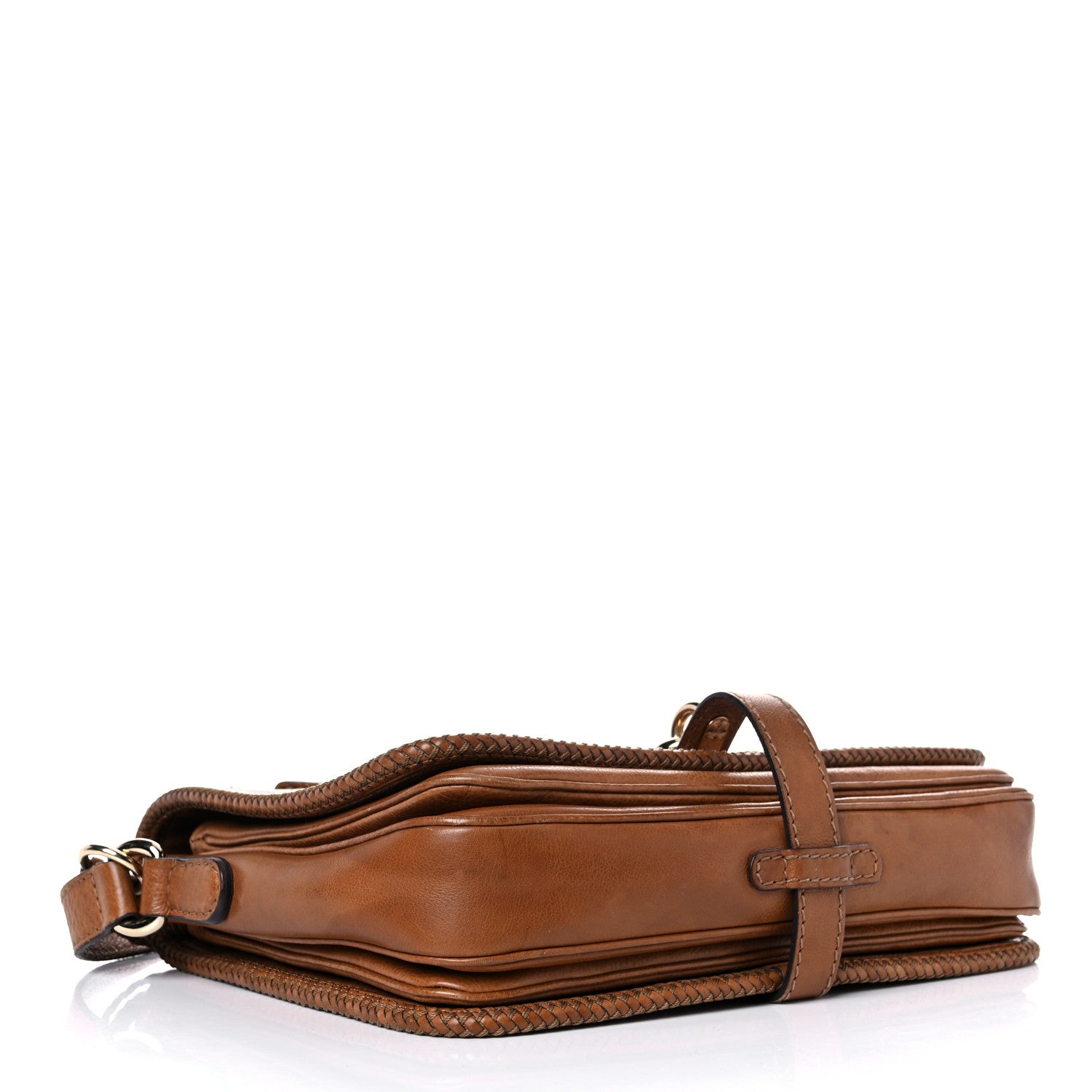 Gucci Grained Calfskin Medium Marrakech Flap Messenger Bag Brown 4 of 25