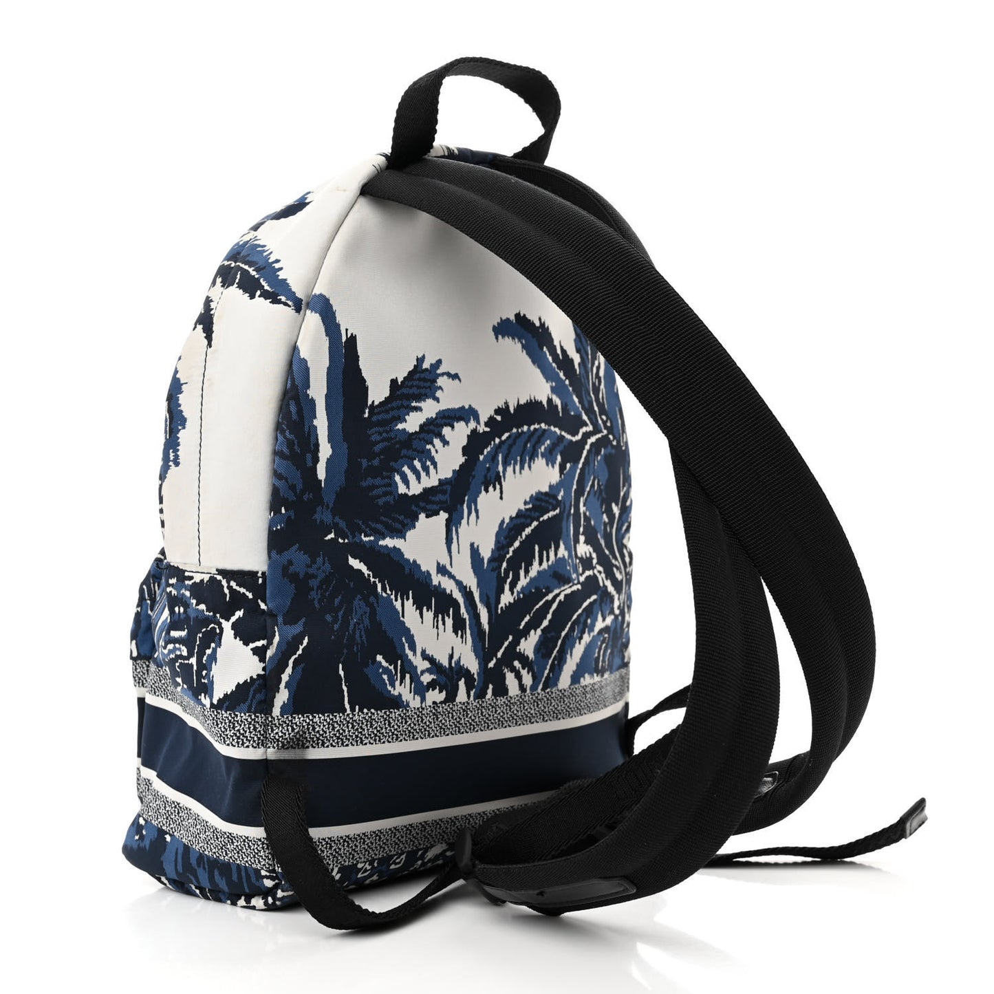 Nylon Technical Fabric Diortravel Backpack Blue