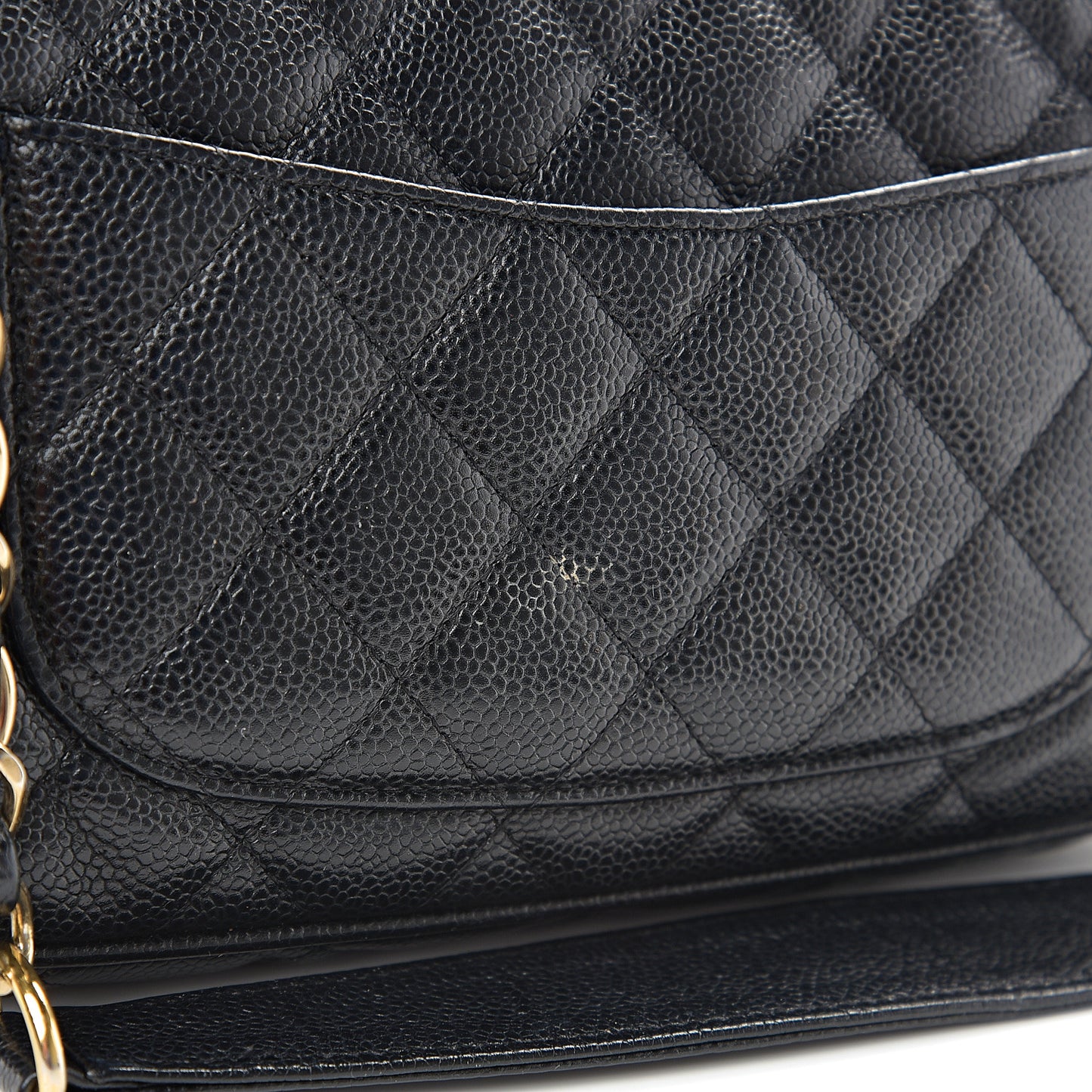 Caviar Quilted Timeless CC Shoulder Bag Black