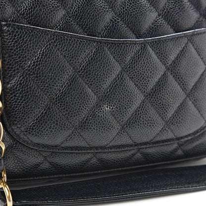 Chanel Caviar Quilted Timeless CC Shoulder Bag Black 10 of 13