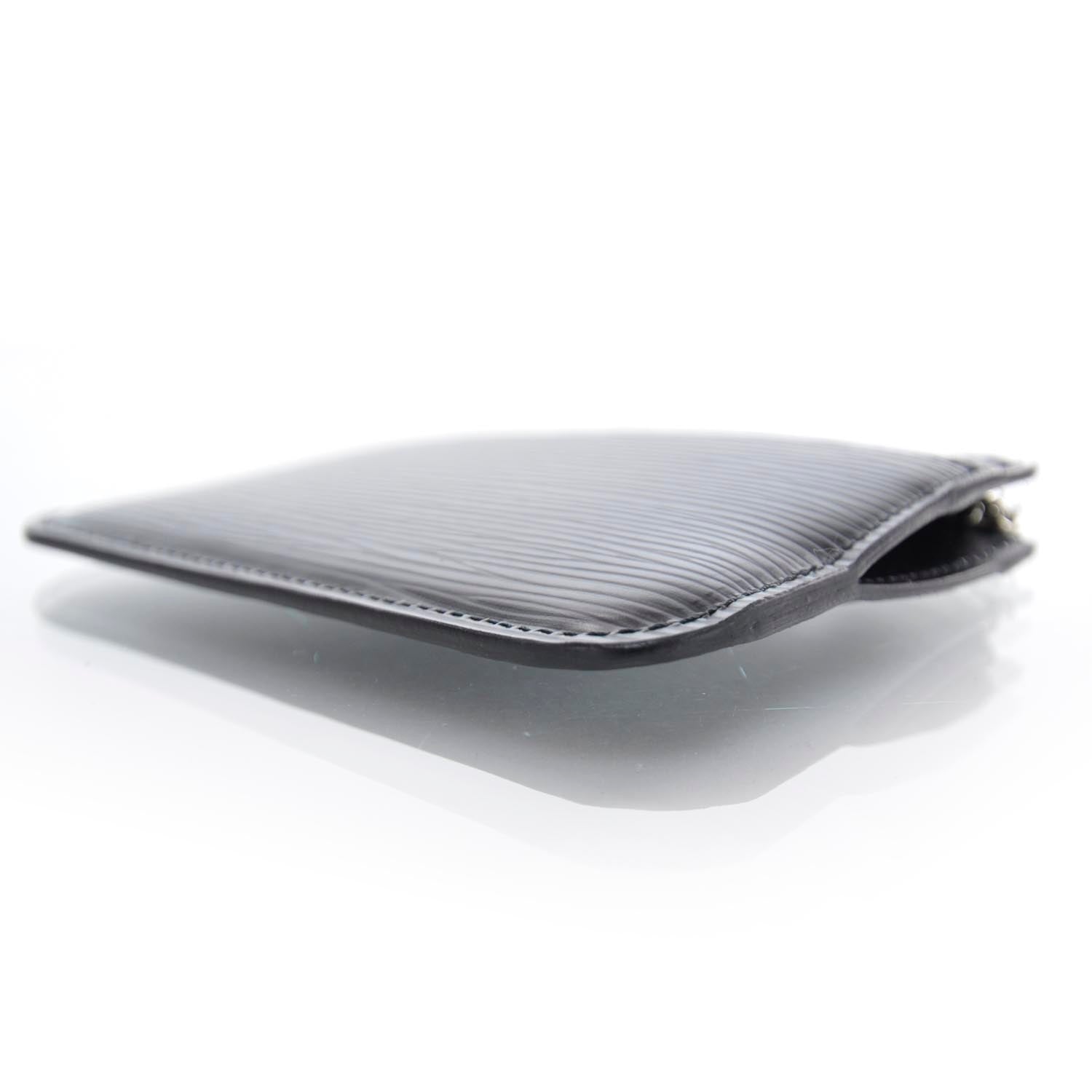 Louis Vuitton Epi Key Pouch Black 3 of 8