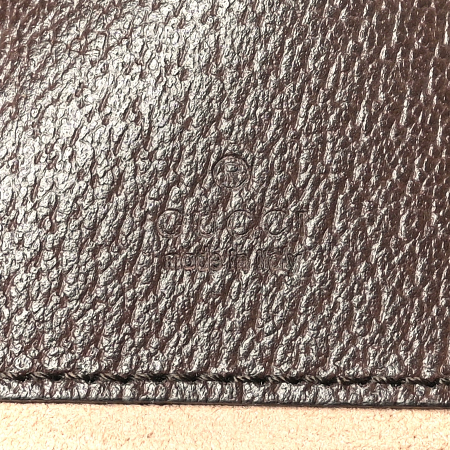 GG Supreme Monogram Textured Calfskin Web Mini Ophidia Half Moon Hobo Beige Ebony New Acero