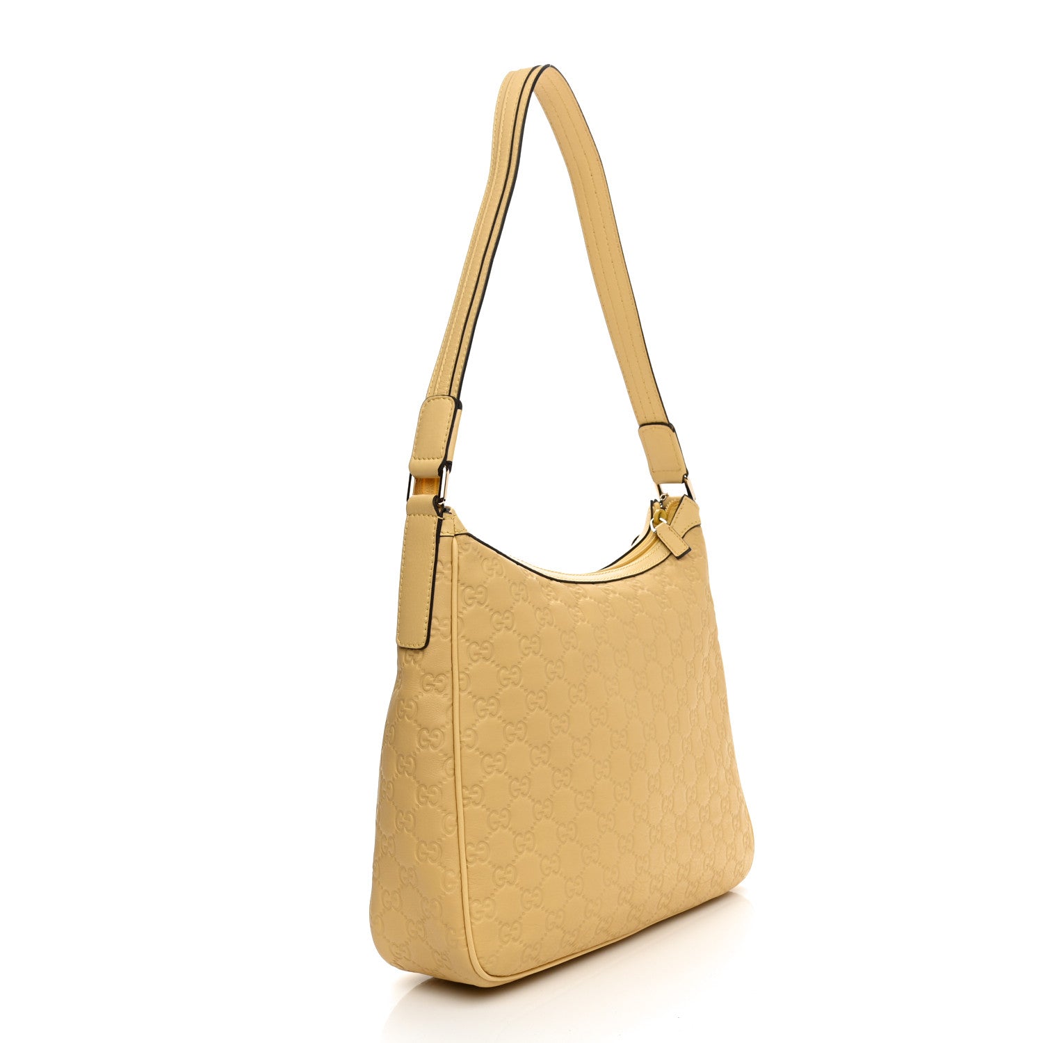 Gucci Guccissima Shoulder Bag Yellow 3 of 10