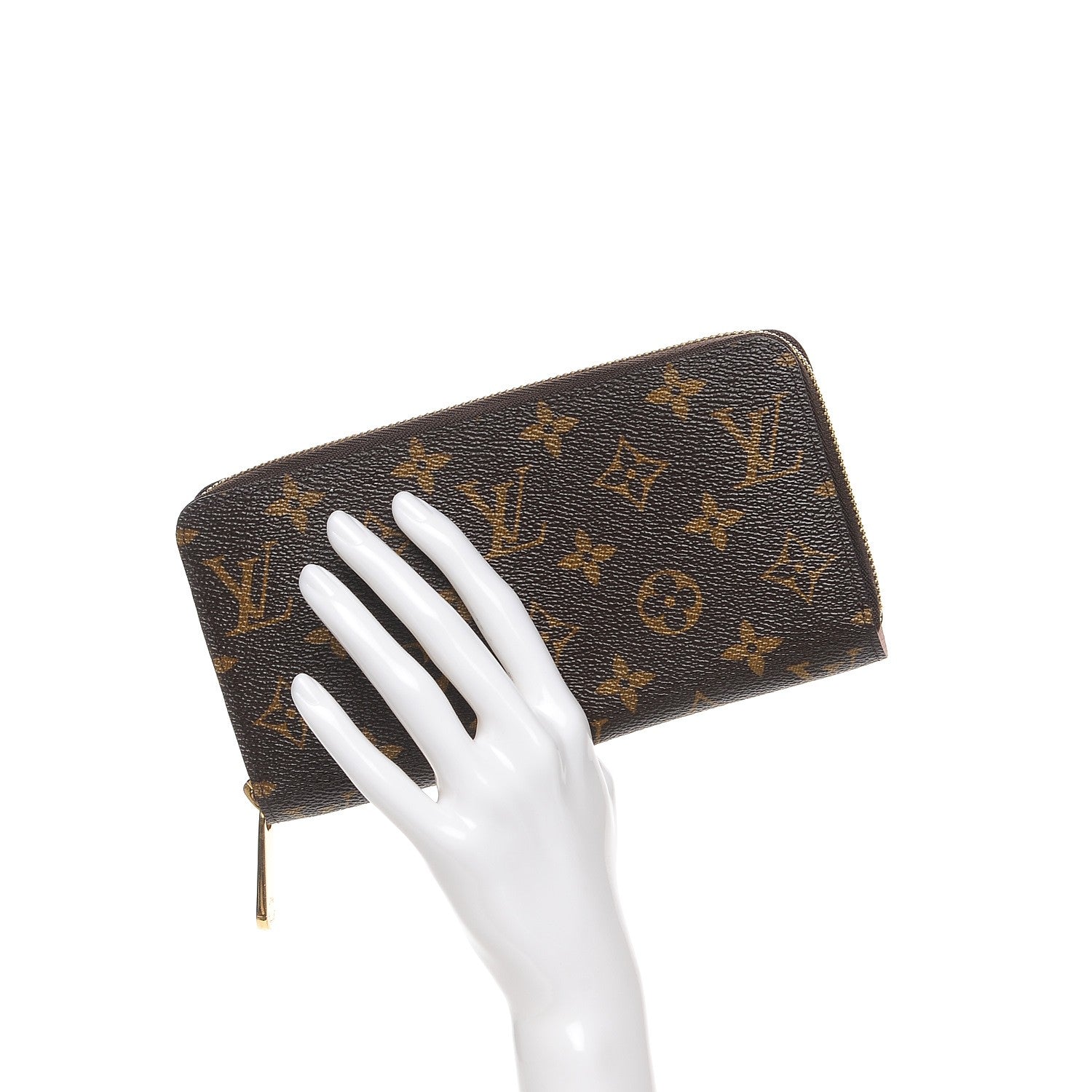 Louis Vuitton Monogram Zippy Wallet Rose Ballerine 2 of 8
