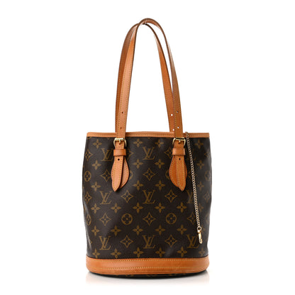 Louis Vuitton Monogram Petit Bucket 23 1 of 10
