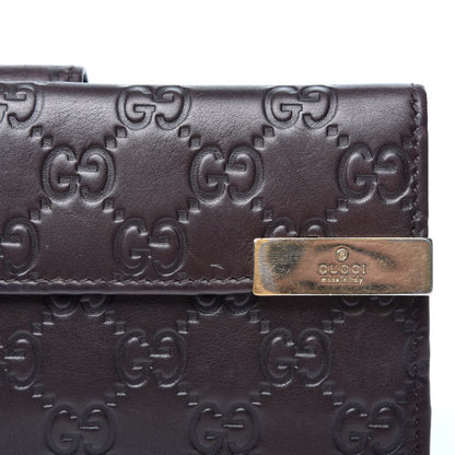 Gucci Guccissima Signature Dice Continental Wallet Chocolate 11 of 14