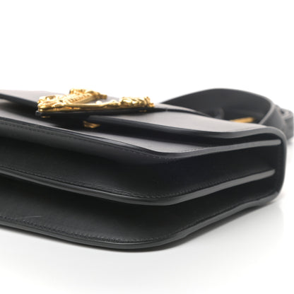 Versace Vitello Barocco Virtus Small Top Handle Shoulder Bag Black 8 of 8