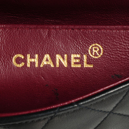 Chanel Lambskin Quilted Mini Square Flap Black 7 of 9