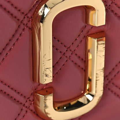 Marc Jacobs Calfskin Quilted The Softshot 21 Bag Santa Fe Red 10 of 10