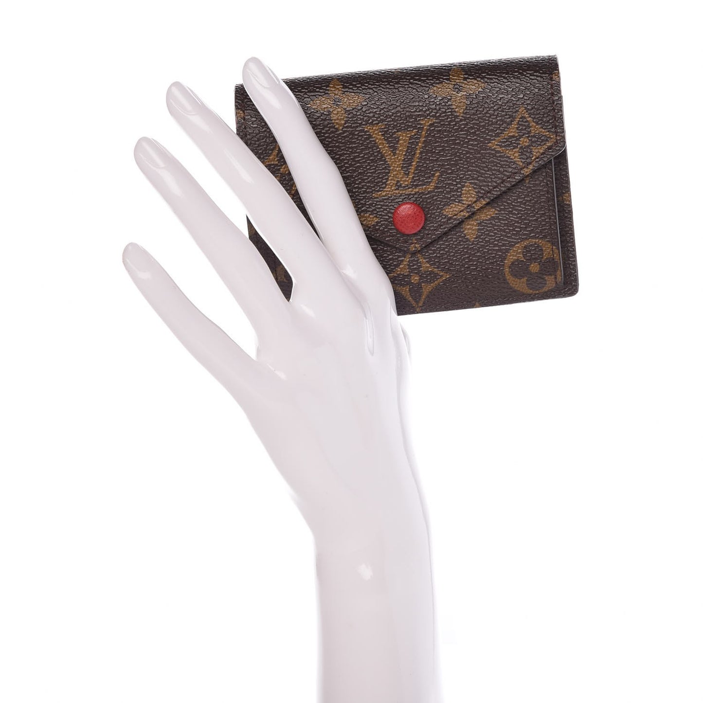 Monogram Compact Marie Wallet Rouge