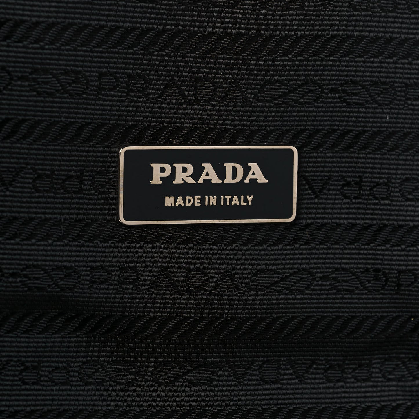 Tessuto Nylon Viaggio Travel Bag Black