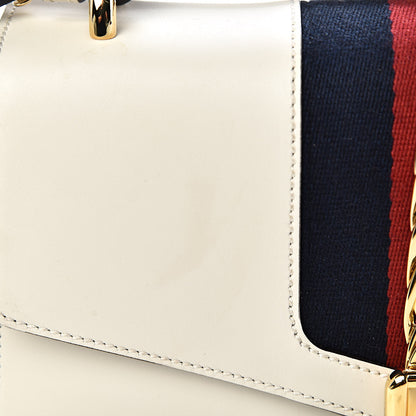 Gucci Calfskin Small Sylvie Shoulder Bag Off White 8 of 15