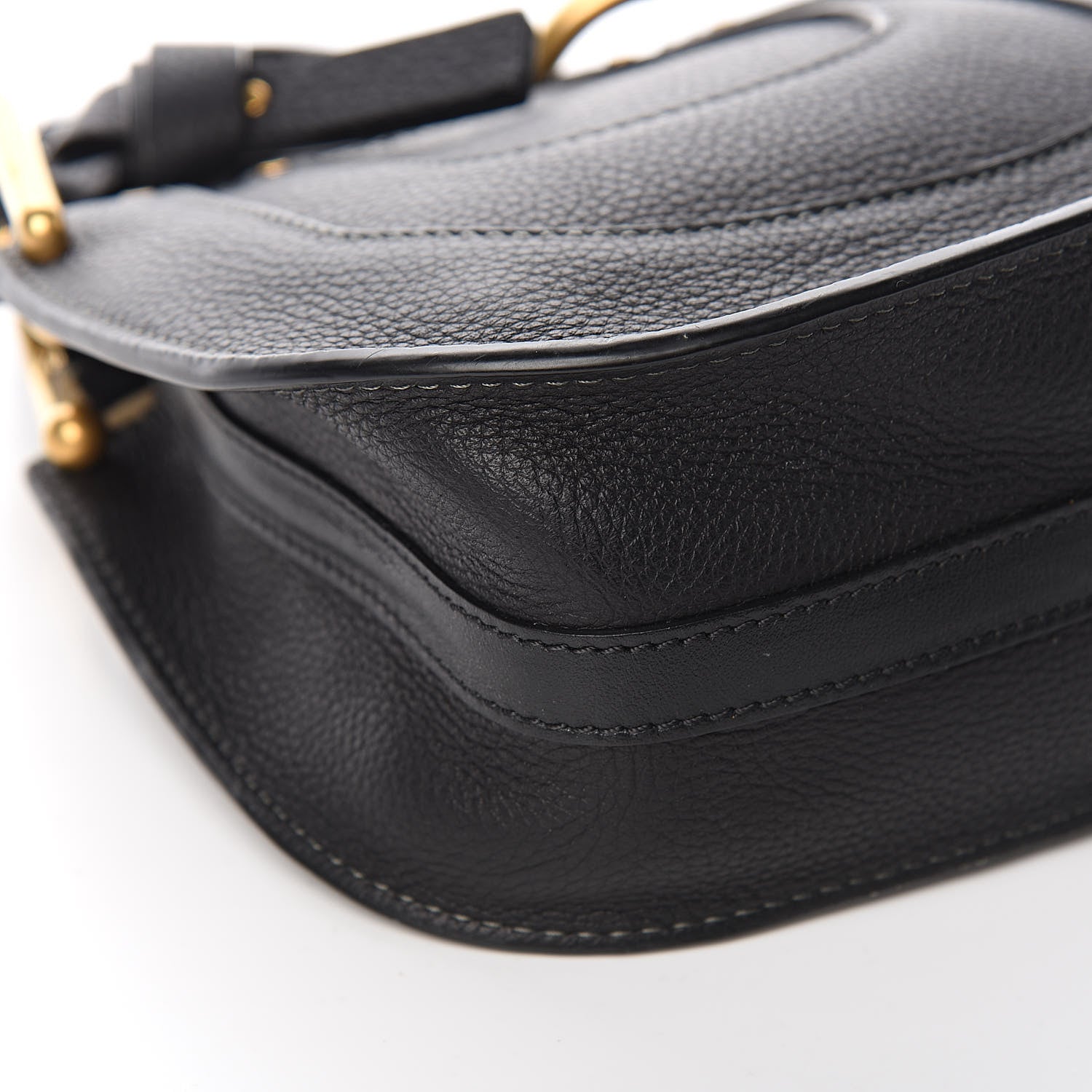 Chloe Grained Calfskin Nano Hayley Hobo Black 7 of 9