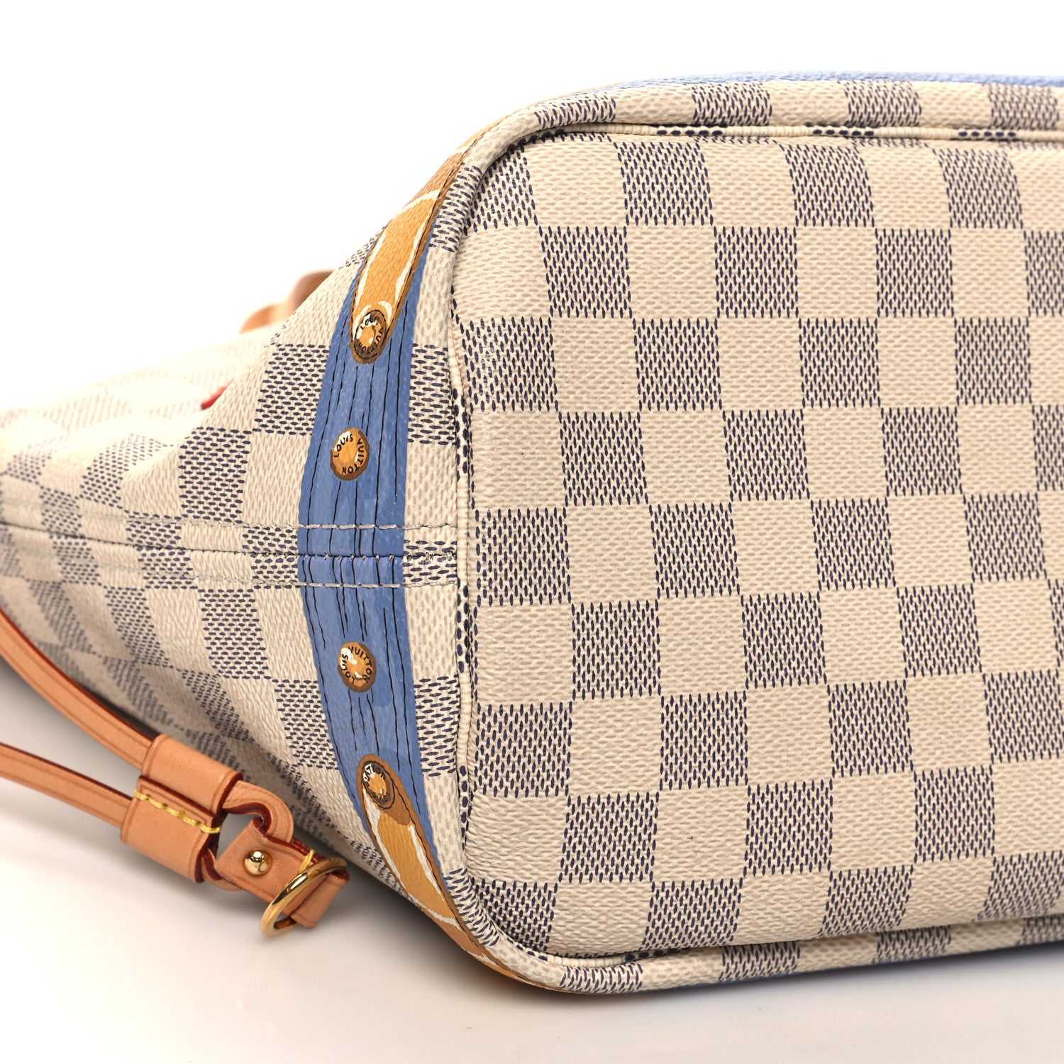 Louis Vuitton Damier Azur Summer Trunks Neo Neverfull MM 9 of 10