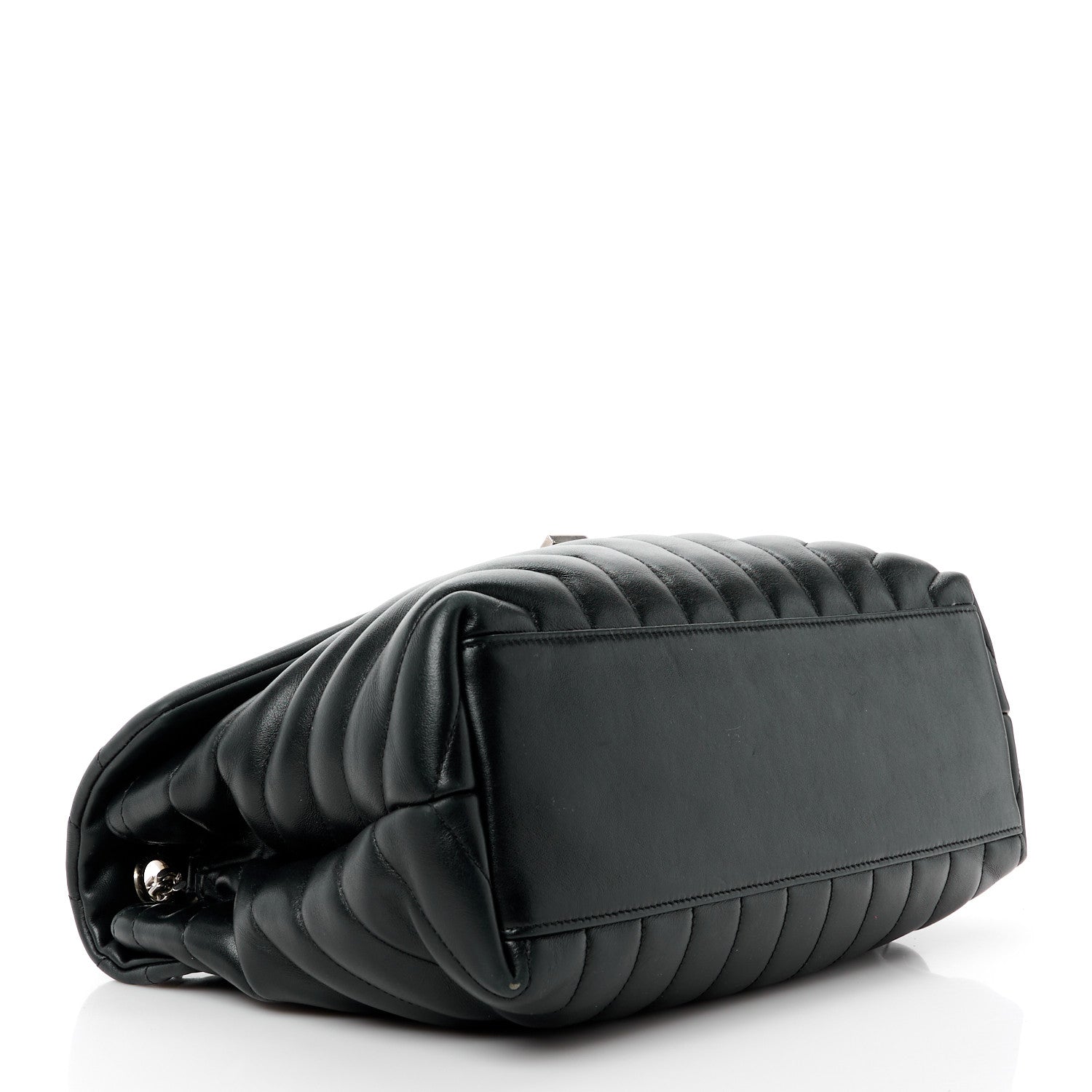 Saint Laurent Calfskin Y Quilted Monogram Medium Loulou Chain Satchel Black 4 of 15