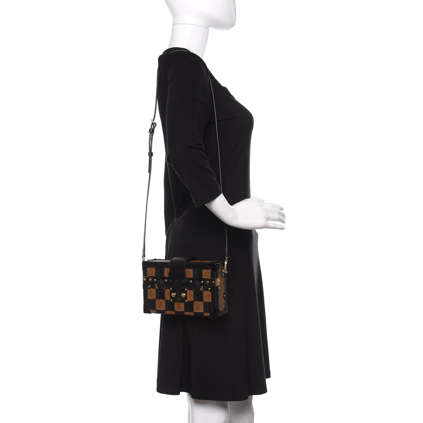 Monogram Tressage Petite Malle Black