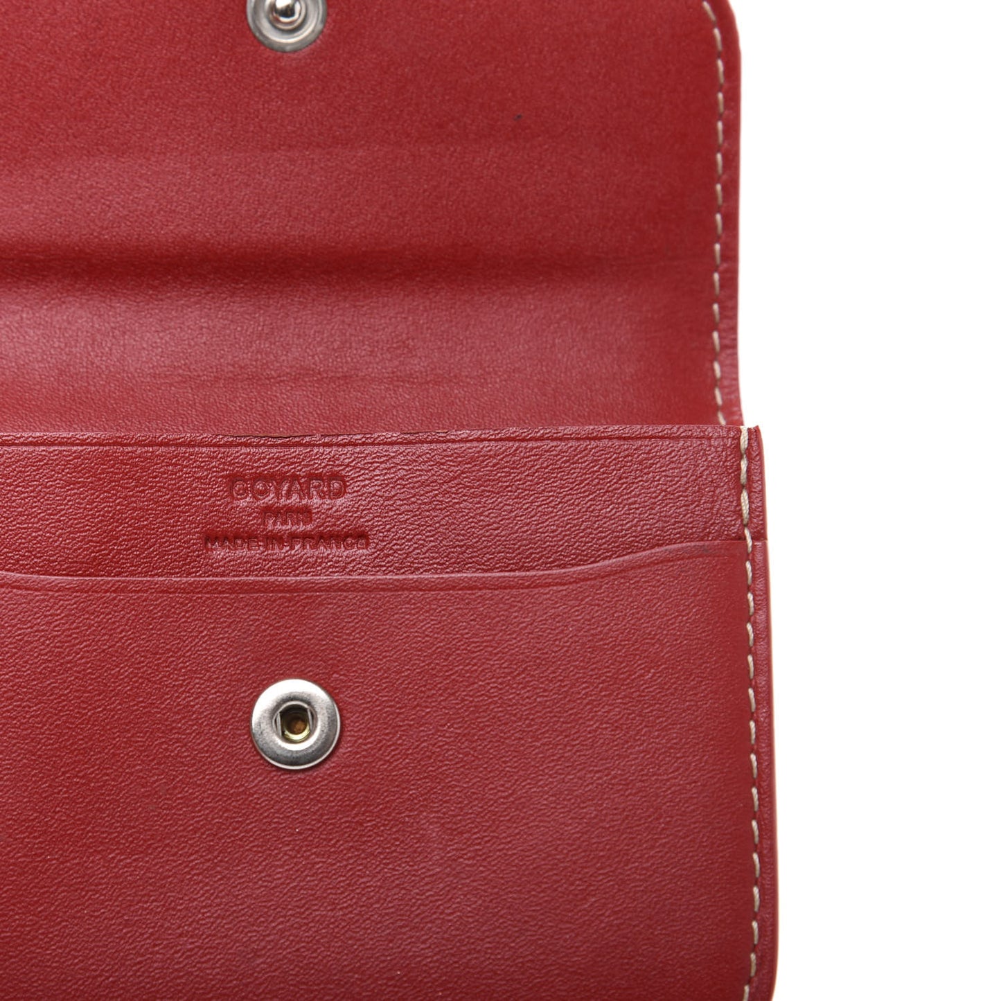 Goyardine Coin Pouch Red
