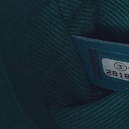 Chanel Caviar Lizard Quilted Small Coco Handle Flap Green 7 of 10