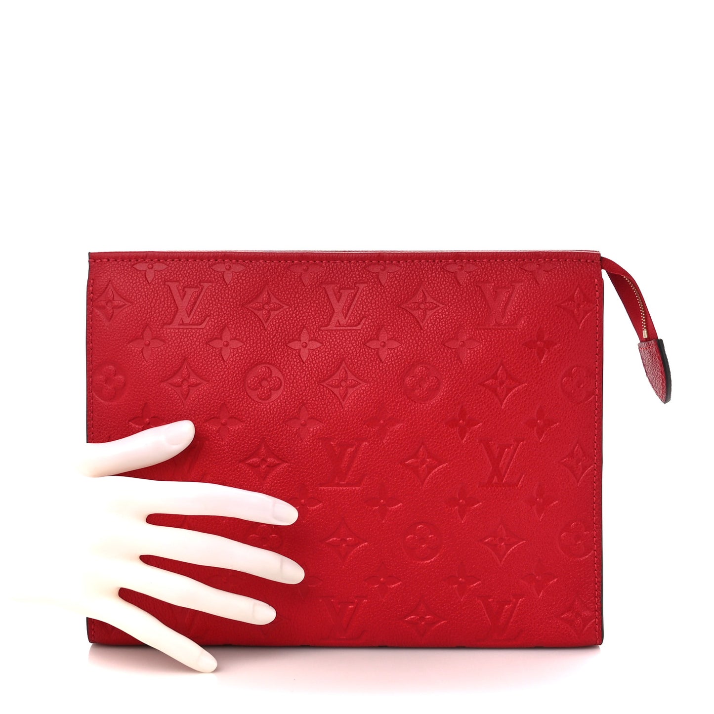 Empreinte Monogram Toiletry Pouch 26 Scarlet
