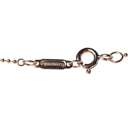 Tiffany 18K Rose Gold Diamond Crown Key Pendant Necklace 7 of 8