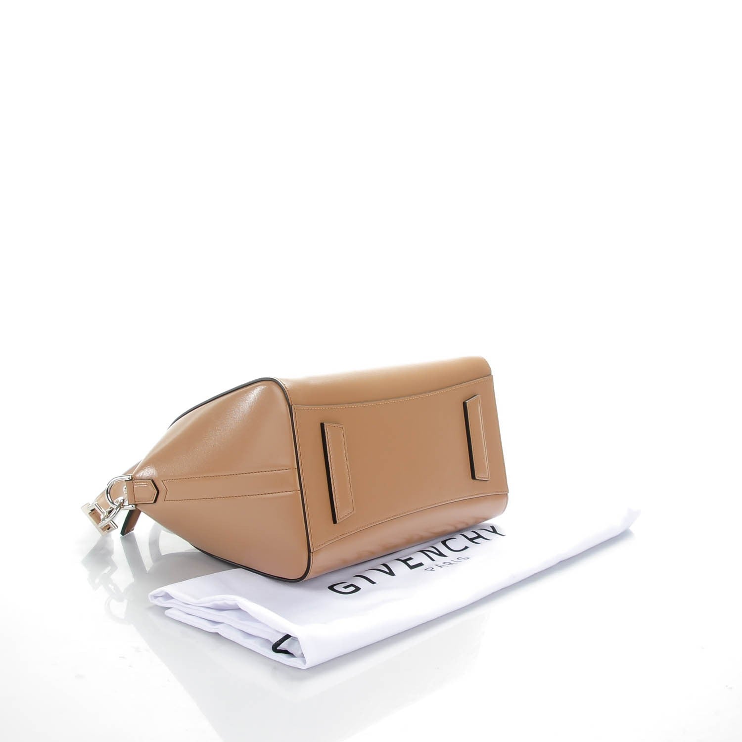 Givenchy Shiny Lord Calfskin Small Antigona Dark Beige 4 of 7