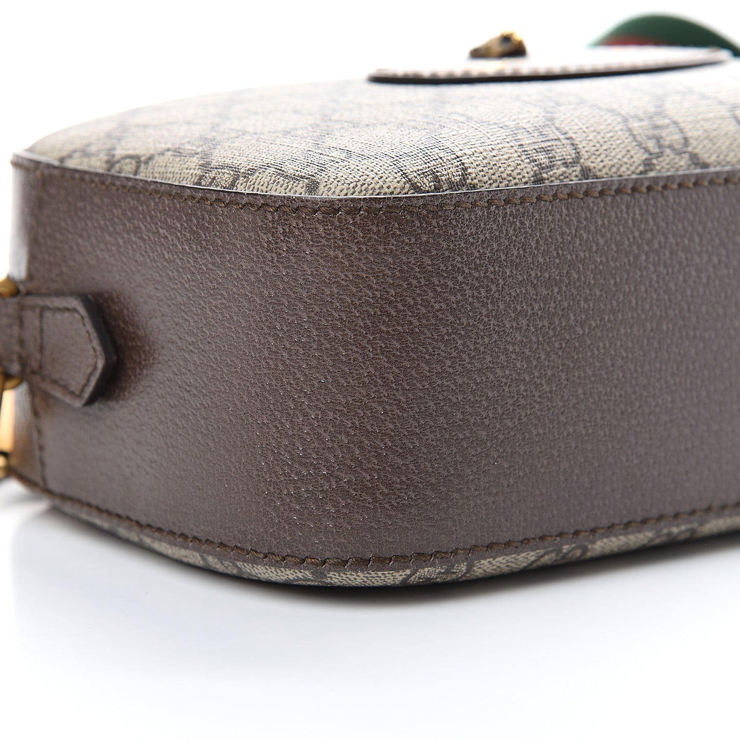 GG Supreme Monogram Web Neo Vintage Shoulder Bag Beige New Acero Crop