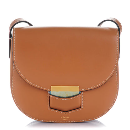 Celine Palmelato Calfskin Small Trotteur Tan 1 of 7