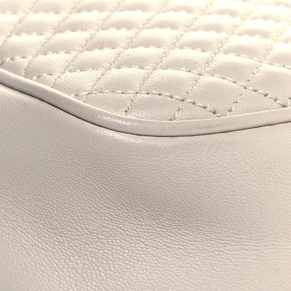 Saint Laurent Lambskin Quilted Victoire Camera Bag Blanc Vintage 12 of 15