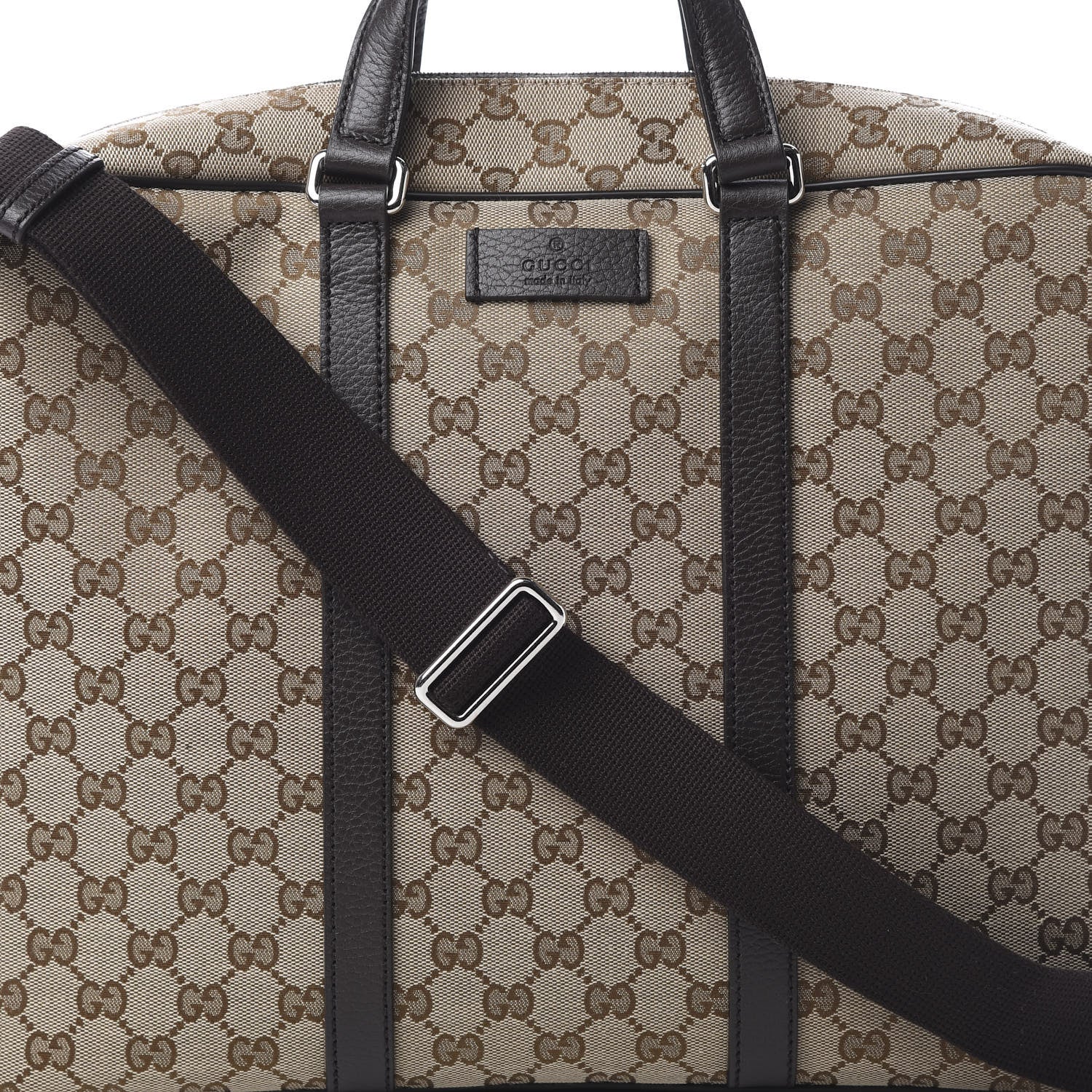 Gucci Monogram Briefcase Dark Brown 8 of 10
