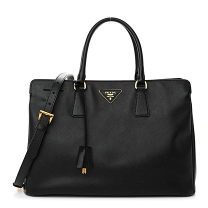 Prada Saffiano Tote Black 1 of 9