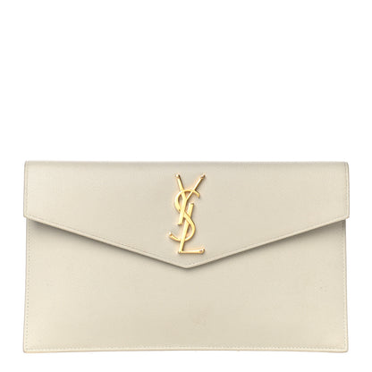 Saint Laurent Grain De Poudre Uptown Pouch Crema Soft 1 of 10