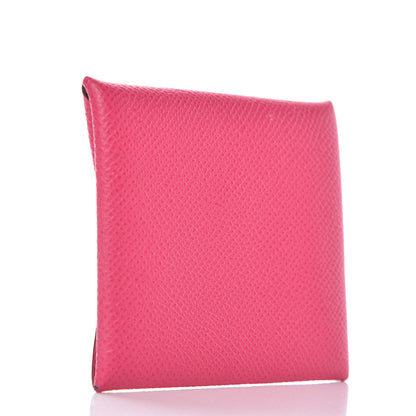 Hermes Epsom Bastia Coin Purse Rose Tyrien 3 of 8
