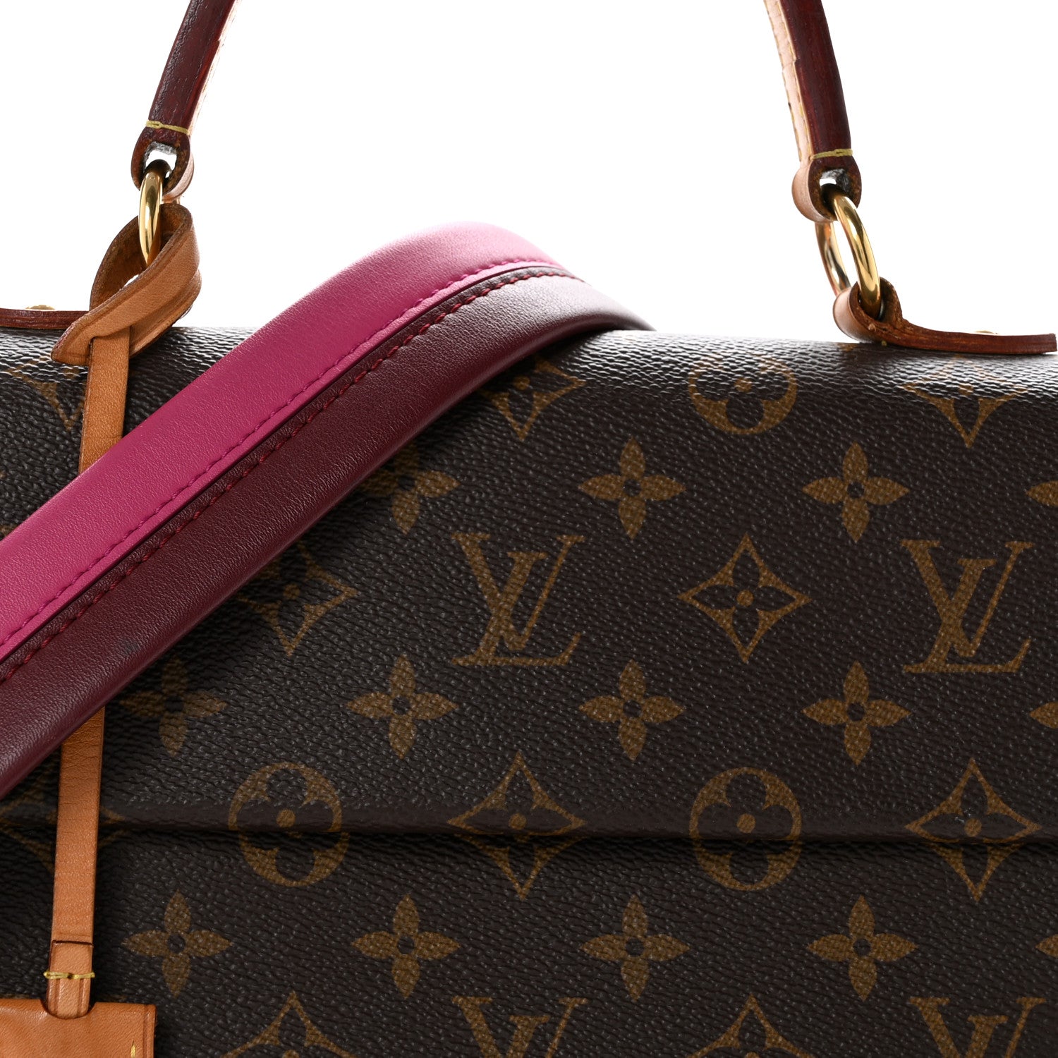 Louis Vuitton Monogram Cluny BB Bordeaux Fuchsia 8 of 13