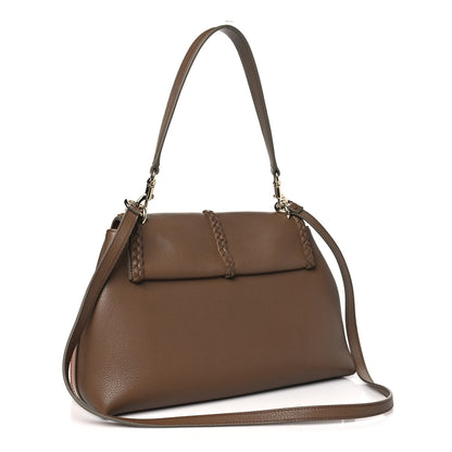 Chloe Grained Calfskin Medium Penelope Shoulder Bag Nut 3 of 13