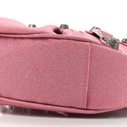Balenciaga Sparkling Fabric Le Cagole Shoulder Bag XS Sweet Pink 10 of 16