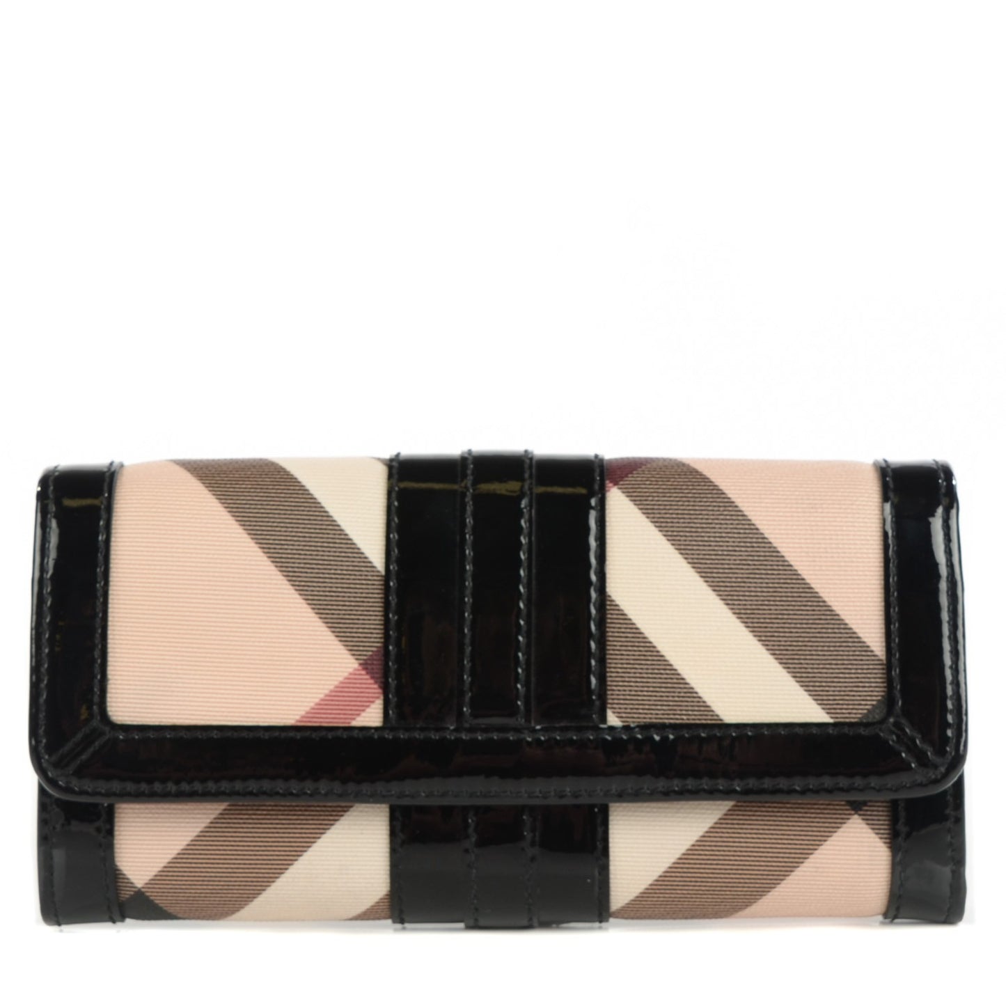 Nova Check Penrose Continental Wallet Black