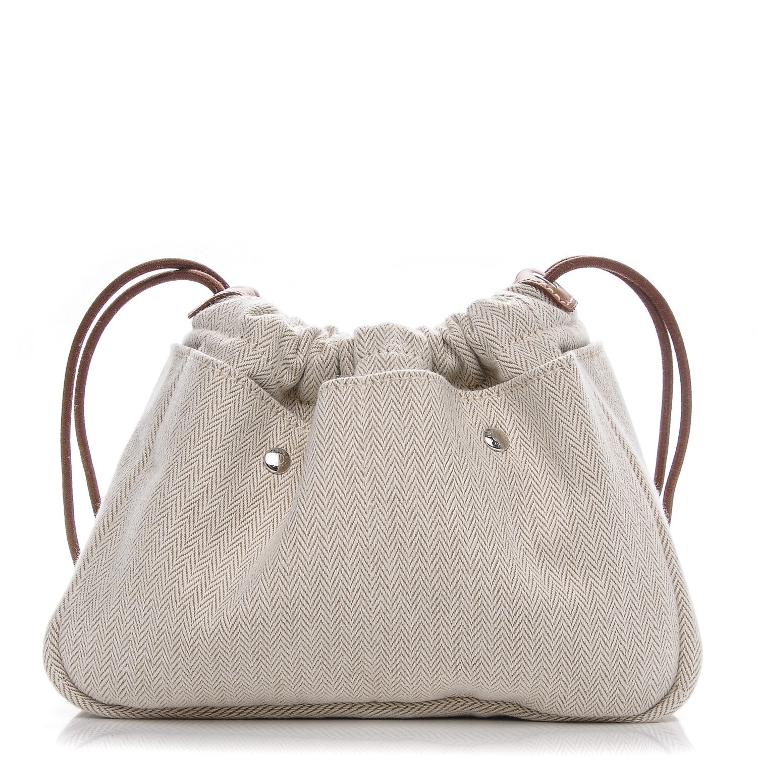 Hermes Canvas Barenia Fourbi 20 PM Pouch Naturel Fauve 1 of 7