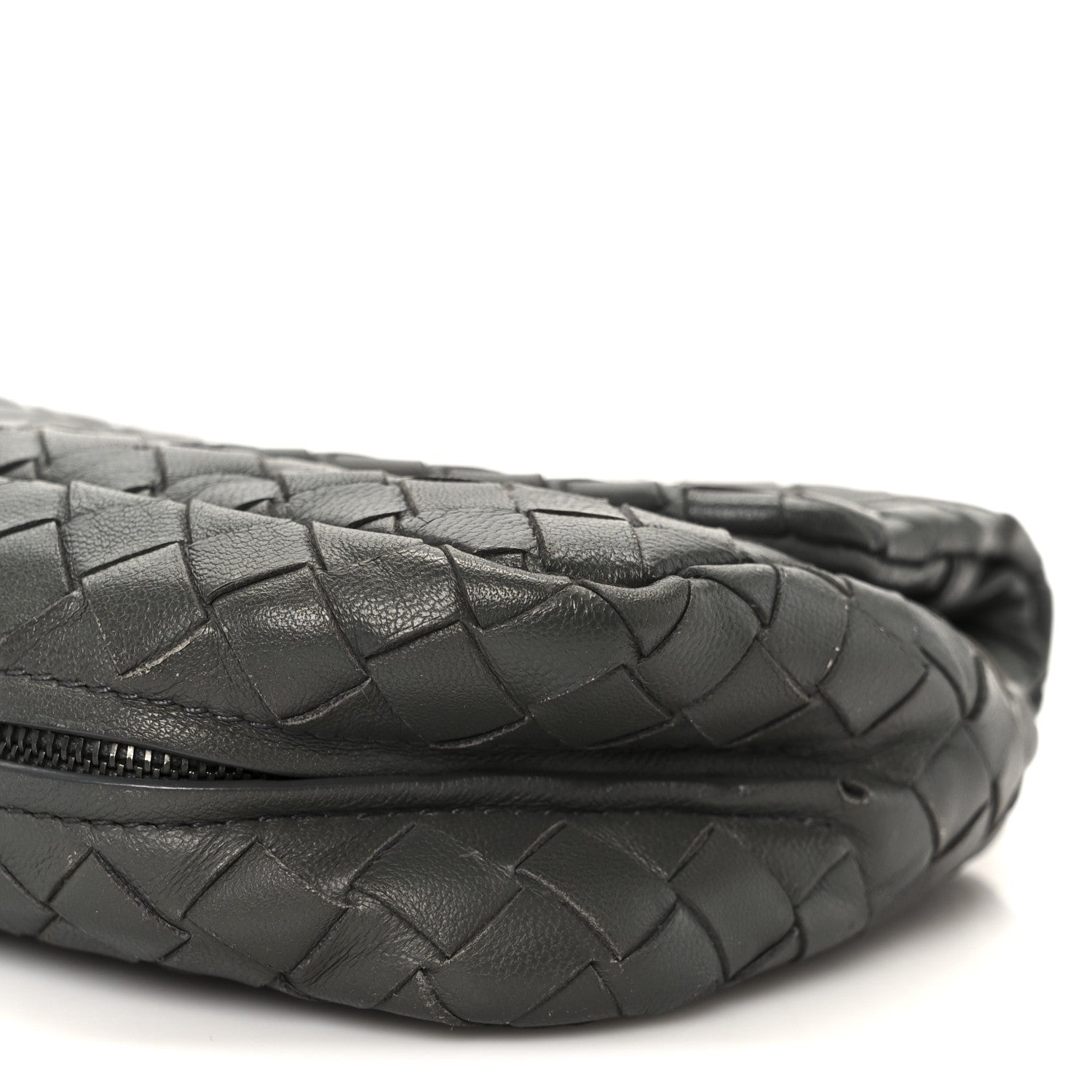 Bottega Veneta Nappa Intrecciato Small Chain Crossbody Light Grey 12 of 12