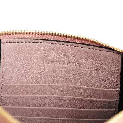 Burberry House Check Derby Peyton Crossbody Clutch Bag Pale Orchid 5 of 7