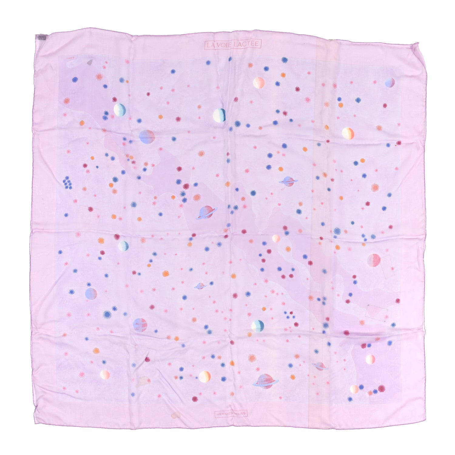 HERMES LA VOIE LACTEE スカーフ Hermes Scarf La Voie Lactee Milky Way Astronomy Silk 90 cm