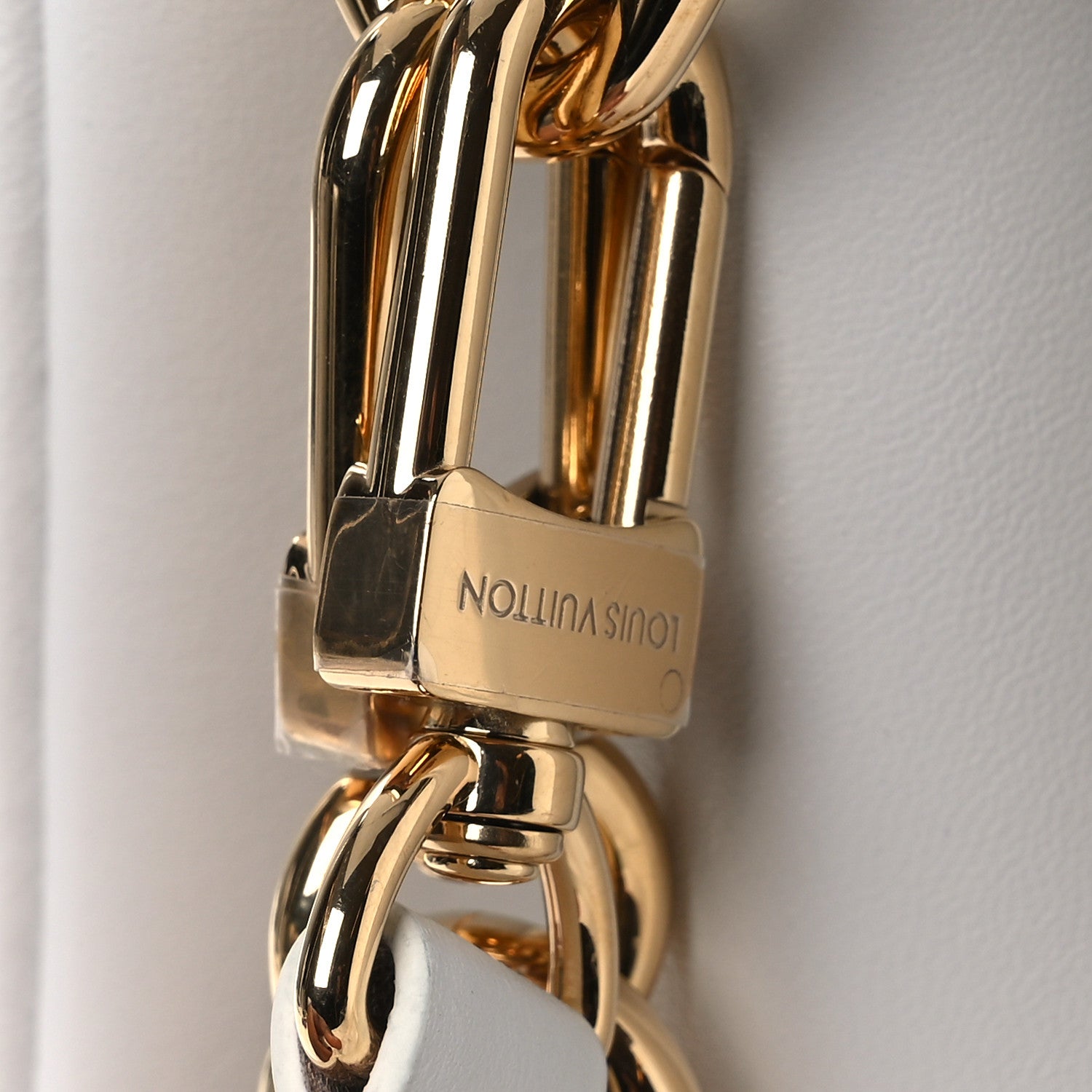 Louis Vuitton LV x TM Lambskin Embossed Monogram Coussin PM White Multicolor 10 of 11