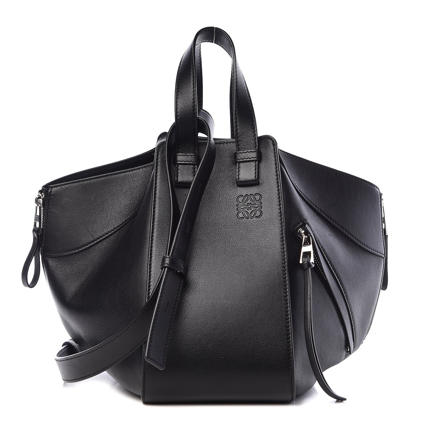 Loewe Calfskin Small Hammock Shoulder Bag Black 1 of 11